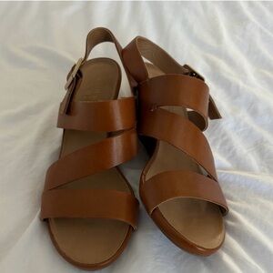 Brown Leather Women's Sandals